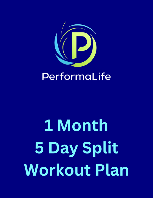 30 Day Workout Plan - 5 Day Split